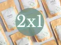 Oferta 2x1 en plantas ayurvedicas. Bolsas de Henna, Cassia, Amla y Nogal, 100% naturales.