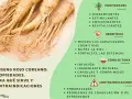 Raíces de ginseng rojo coreano. Descubre para qué sirve el ginseng, sus propiedades, beneficios y contraindicaciones.