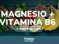 Magnesio y vitamina B6: comprimidos con frutas y frutos secos. Consulta los efectos secundarios antes de tomar.