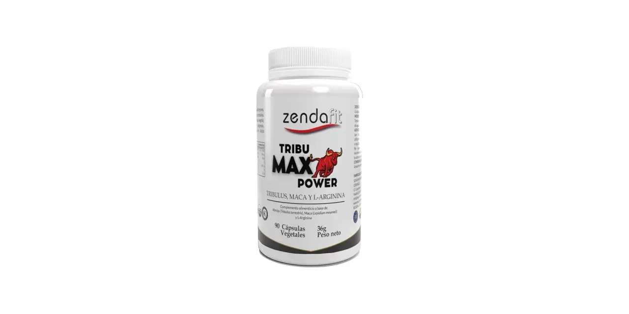 Bote de Tribu Max Power con tribulus, maca y L-arginina. Descubre para qué sirve este complemento alimenticio.