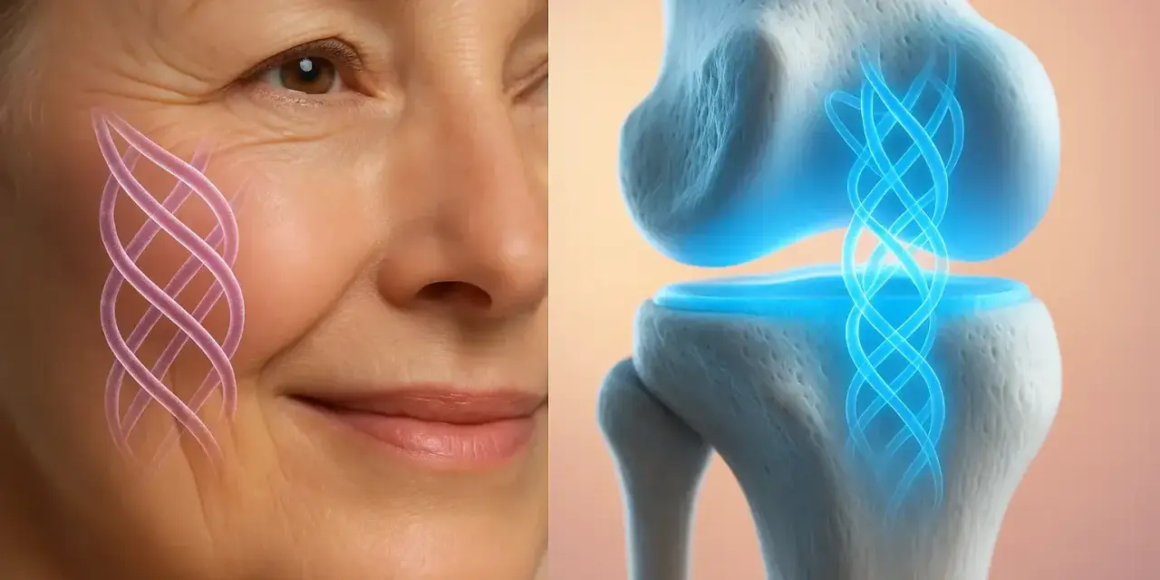 Colágeno para la menopausia: mejora la piel y las articulaciones.