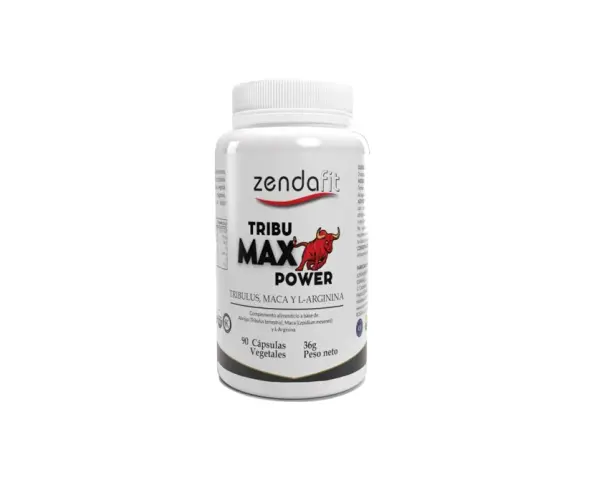 Bote de Tribu Max Power con tribulus, maca y L-arginina. Descubre para qué sirve este complemento alimenticio.