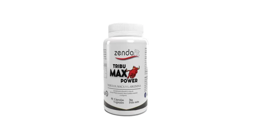 Bote de Tribu Max Power con tribulus, maca y L-arginina. Descubre para qué sirve este complemento alimenticio.